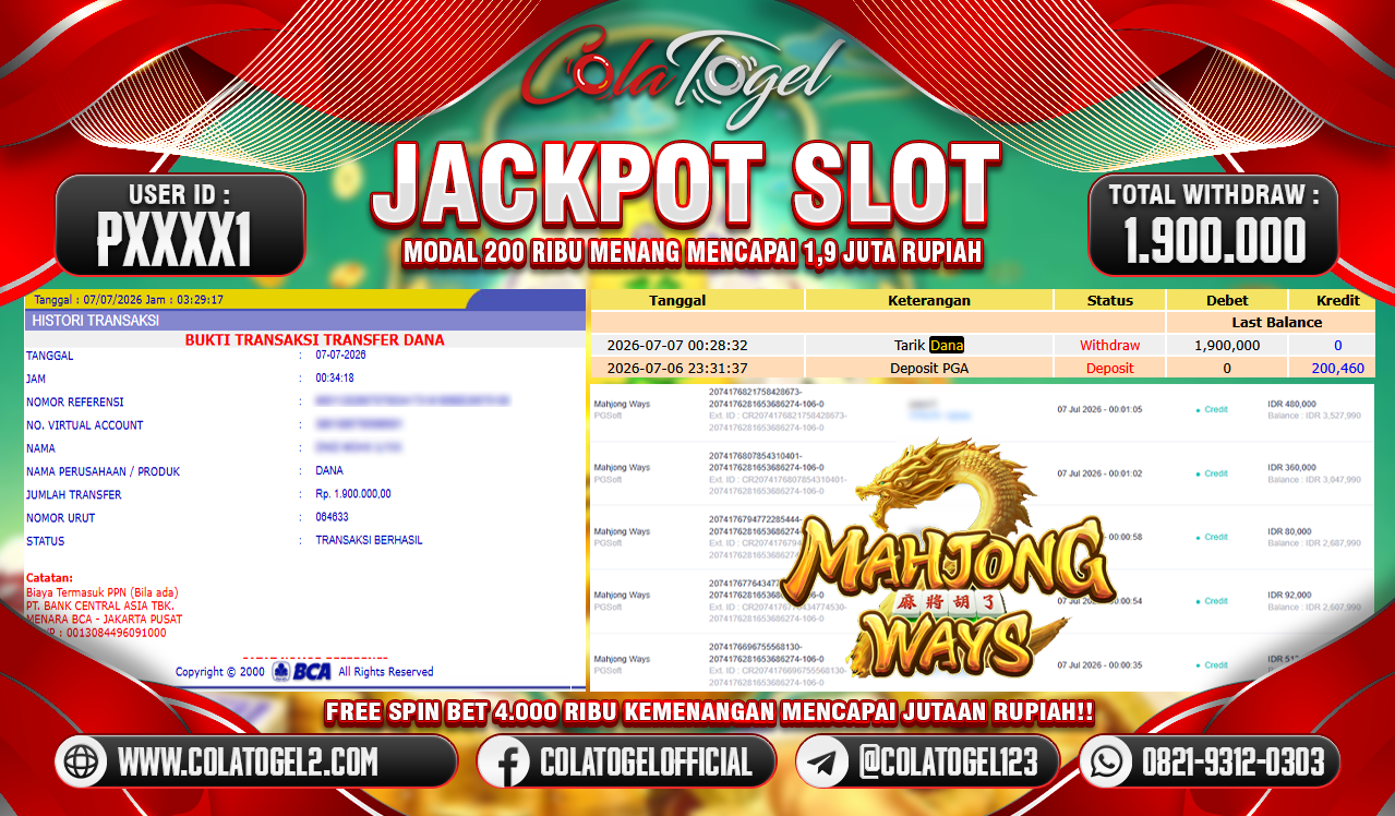 JACKPOT SLOT GACOR!!