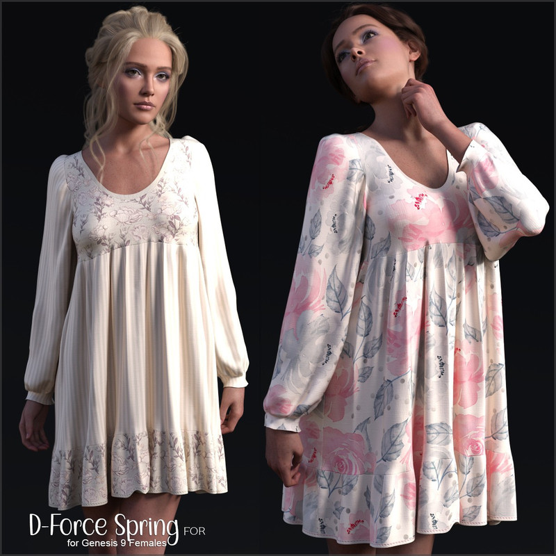 D-Force Spring for Genesis 9 Females D-Force Spring for Genesis 9 Females