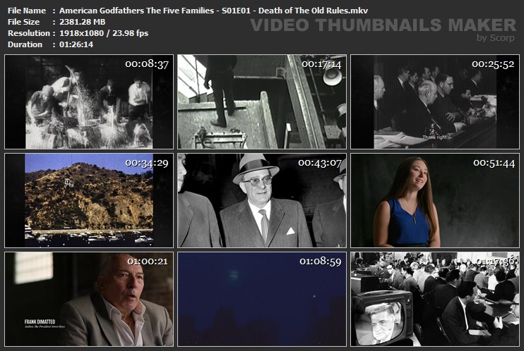 American Godfathers The Five Families - S01E01 - Death of The Old Rules.mkv