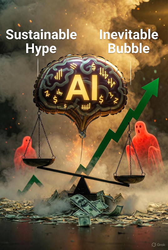 Vem Aí uma Bolha de IA? Mercado Treme com Big Techs nas Alturas — e o Que Pode Estourar Tudo