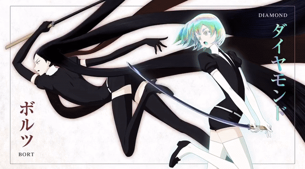 diamond & bort from land of the lustrous!