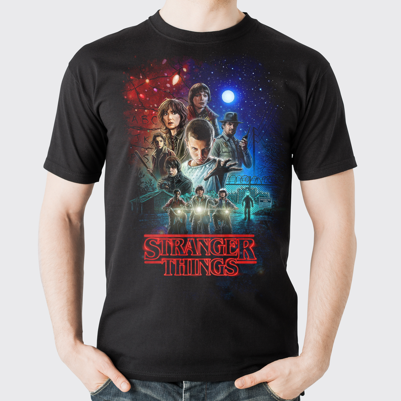 TShirt stranger things maglietta serie tv abbigliamento estate 2021 ...