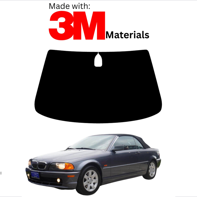 Precision Window Films PreCut Nano-Carbon Tint – Fits BMW 328i Convertible 2000-2006 (Any Shade)