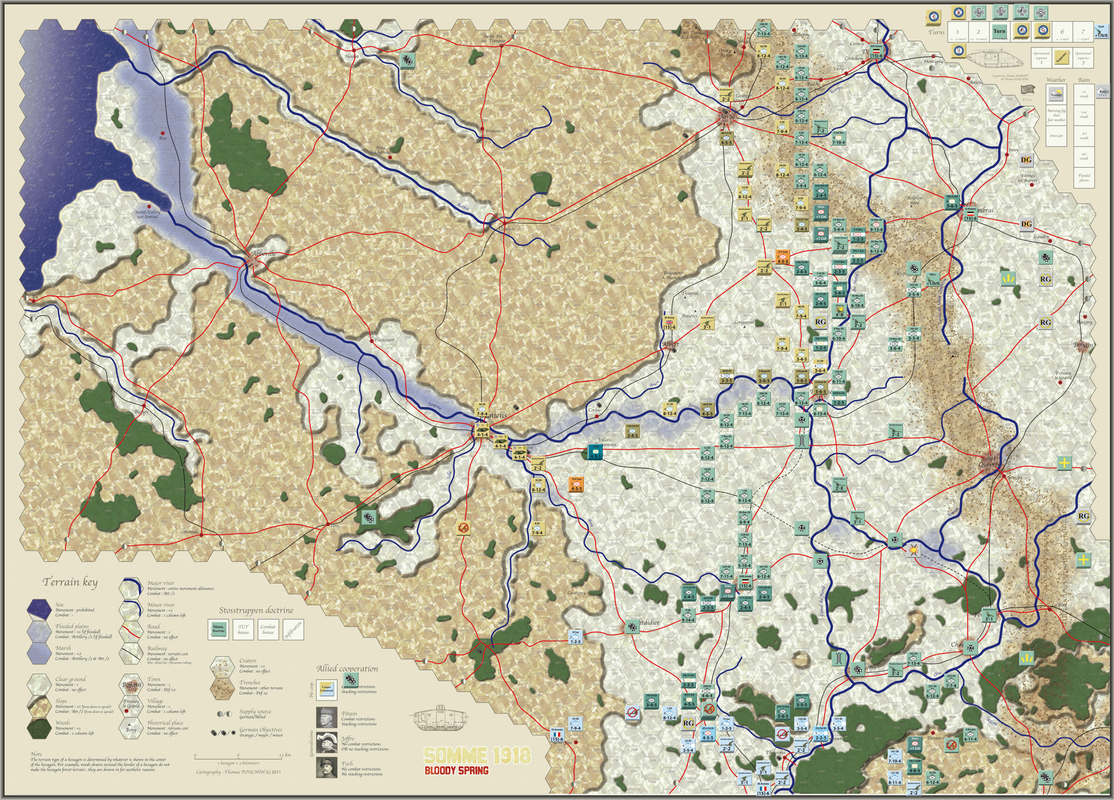 Somme 1918Map