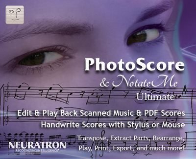 Neuratron PhotoScore & NotateMe Ultimate 2020.1 v9.0.0