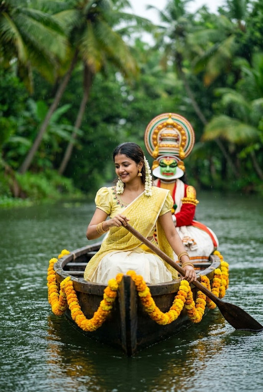 Kerala Monsoon Boat Ride