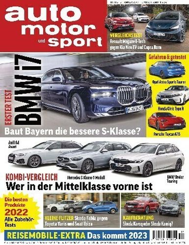 Cover: Auto Motor und Sport Magazin No 02 vom 02  Januar 2023