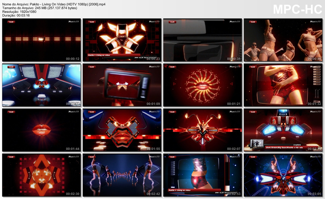 Pakito - Living On Video (HDTV 1080p) [2006]