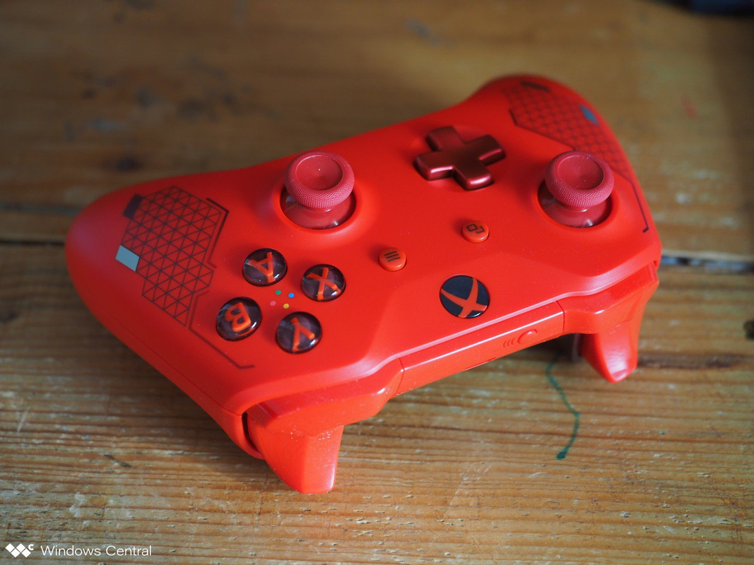 red xbox sport controller