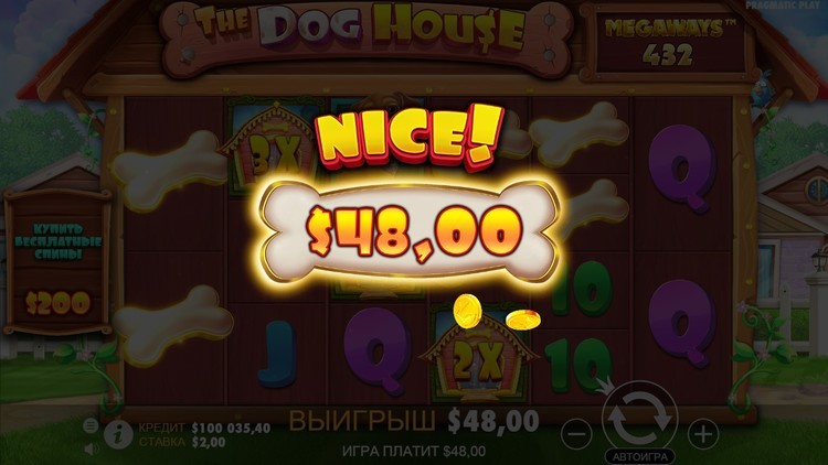 The Dog House Megaways - интерфейс игры