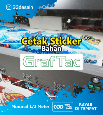 Sticker Print Graftac Meteran