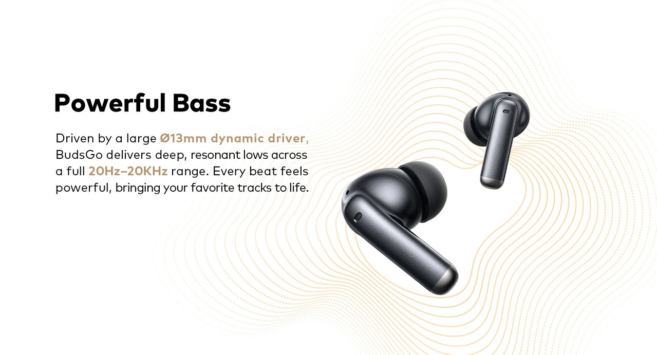Rich Deep Bass 13mm Dynamic Driver Hardware