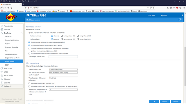 problema  VOIP tiscali fritz 7590 Immagine-2