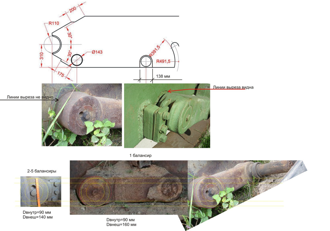 Диаметр На балансире