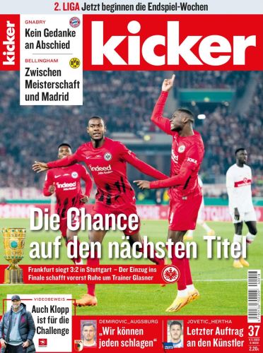 Kicker Sportmagazin No 37 vom 04  Mai 2023