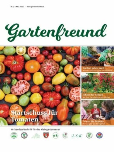 Cover: Gartenfreund Magazin No 03 März 2023