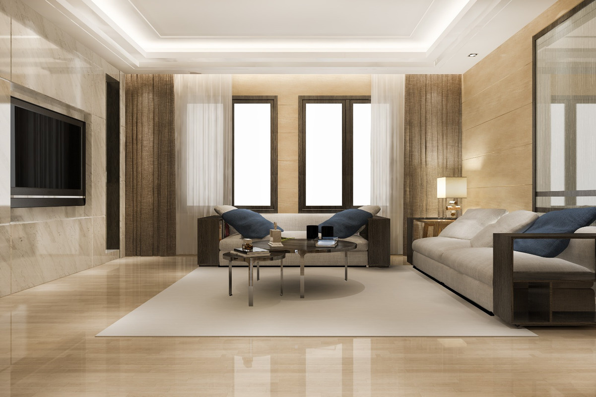 Glossy Ceramic Floor Tiles Design For Modern Homes