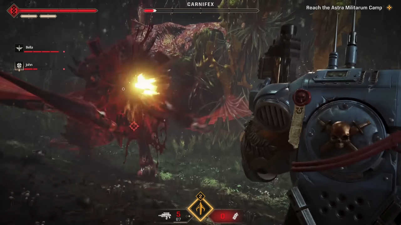 Gameplay Avance Warhammer 40.000 Space Marine 2 visto en ciberninjas