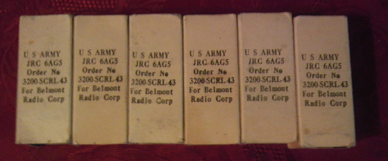 Antique Radio Forums View Topic Fs Jrc 6ag5 Mil Tubes