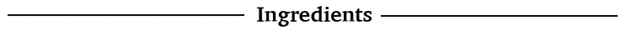 Ingredients