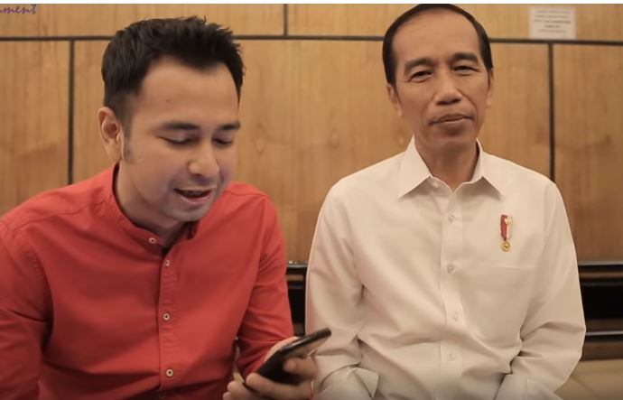 Raffi Ahmad dan Jokowi (YouTube/RansEntertainment)