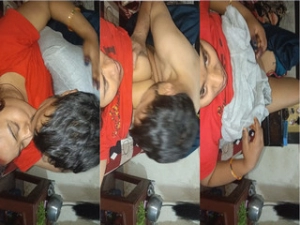 videoxxx Sexy Desi Wife Boobs Sucking and Fucking