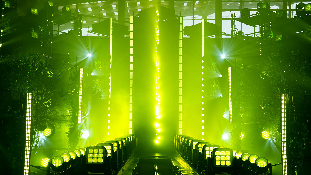 AML lighting High-Protection Optical Systems Aerial Beam Simulation