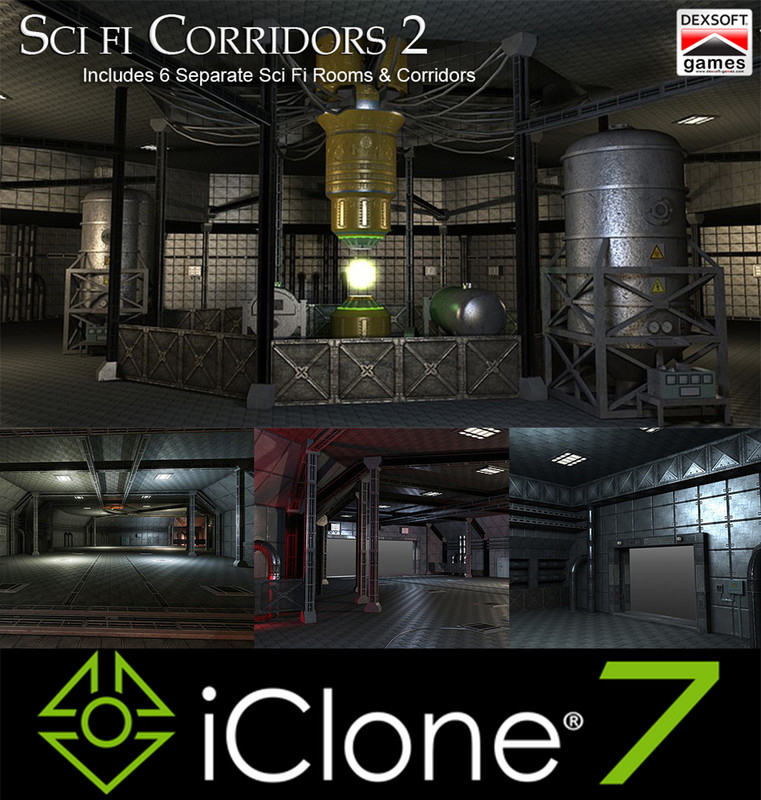 iClone Sci Fi Corridors 2