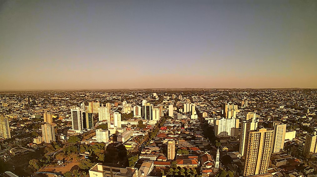 Campo Grande nesta manhã de quinta-feira