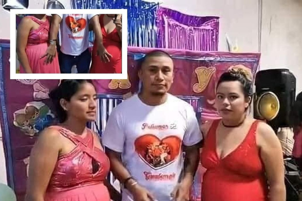 Hombre celebra el baby shower de sus dos esposas, peculiar caso sin duda