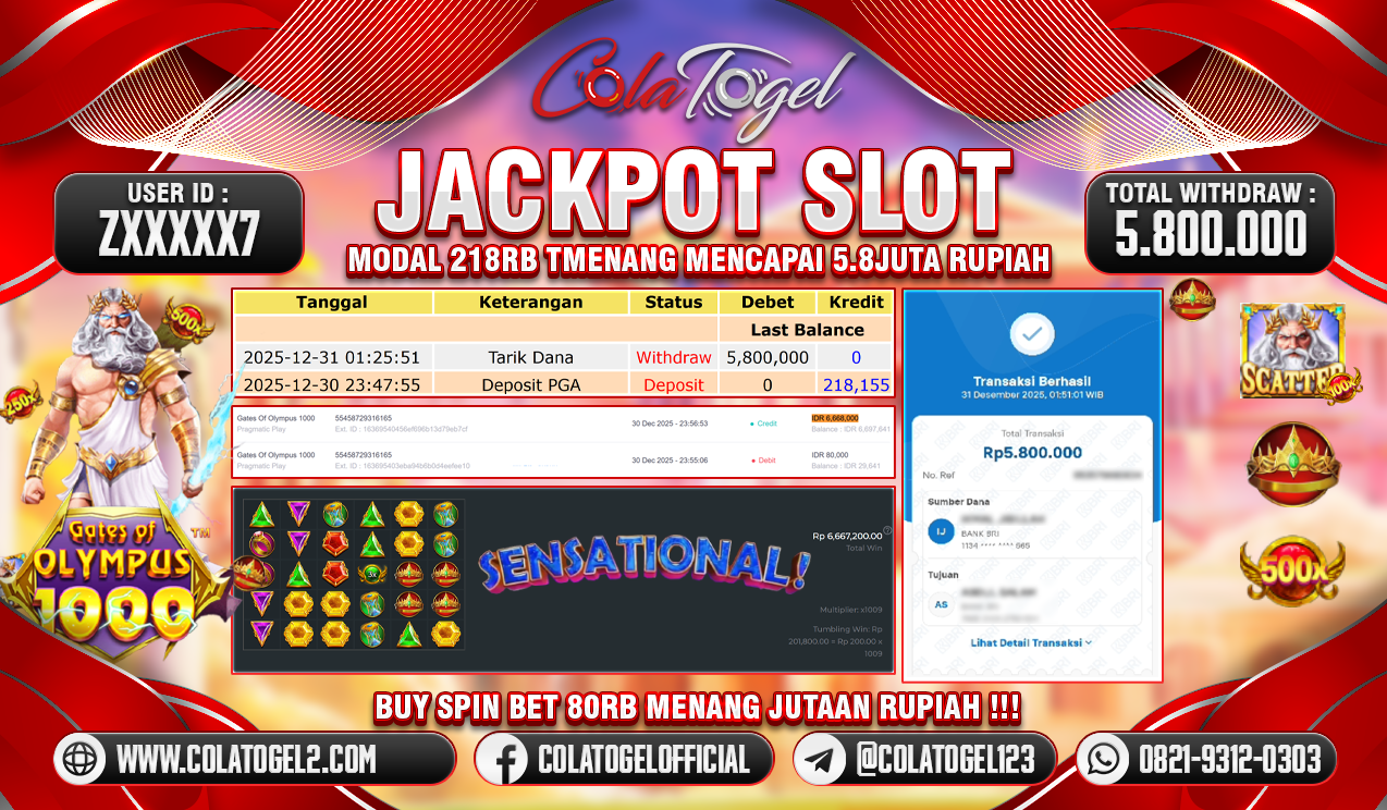 JACKPOT SLOT GACOR!!