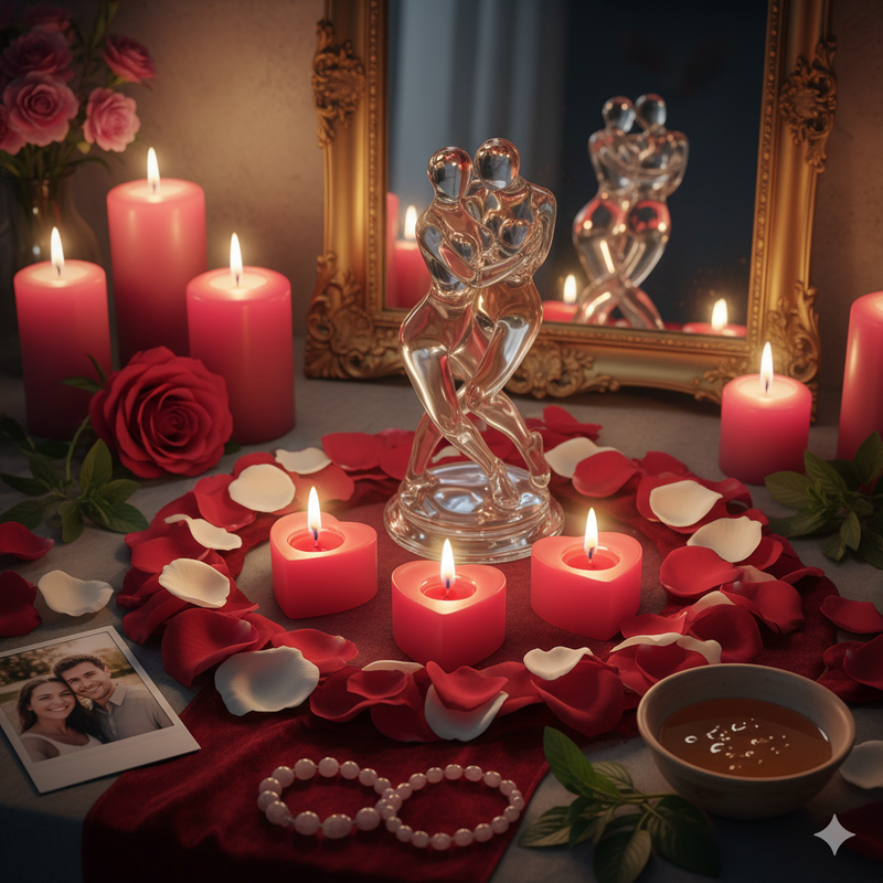 Rituel de retour affectif en 7 jours par Medium Gamma - Bougie rouge et prière ancestrale