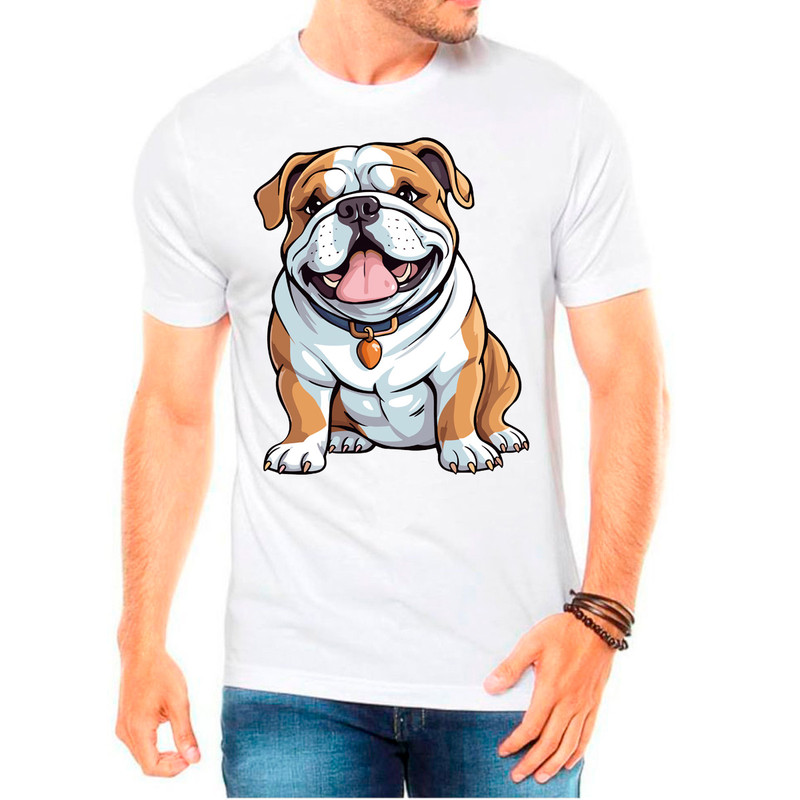 Camiseta Dog Pet Cachorro Gatos Animais Camisa Branca Masculina