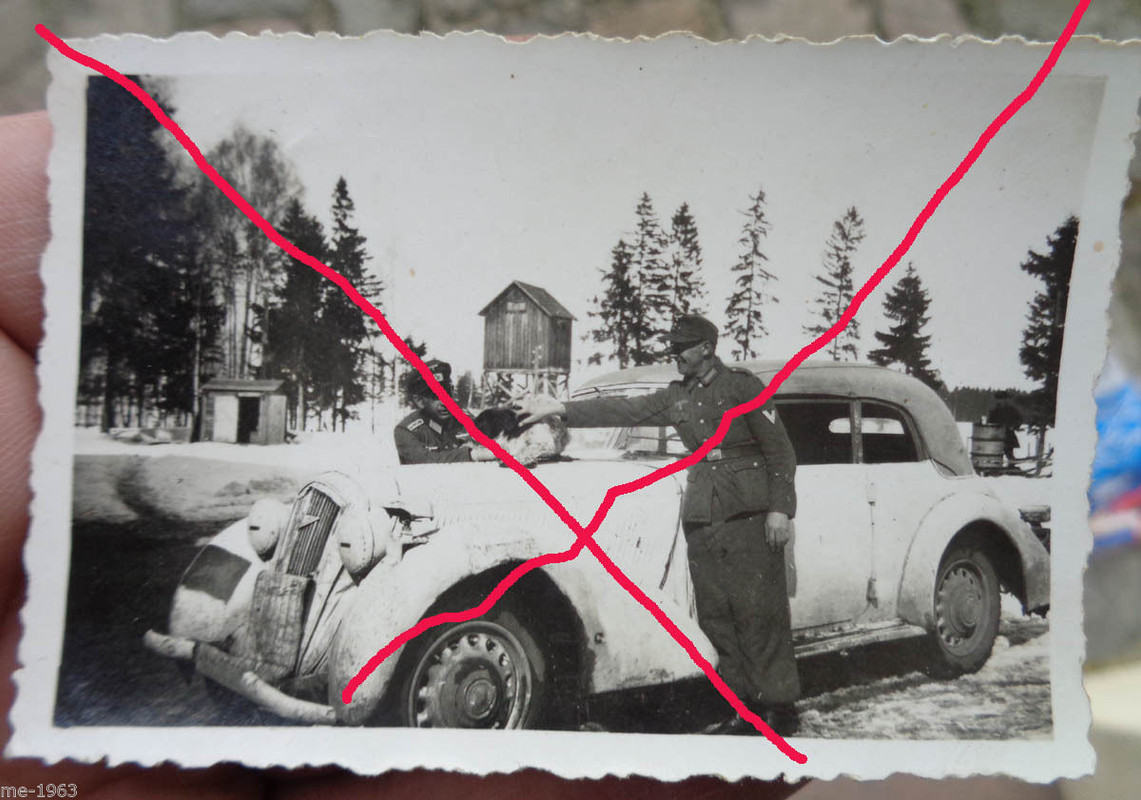 original Foto 1944 Russland 31 ID Löwen Wappen w