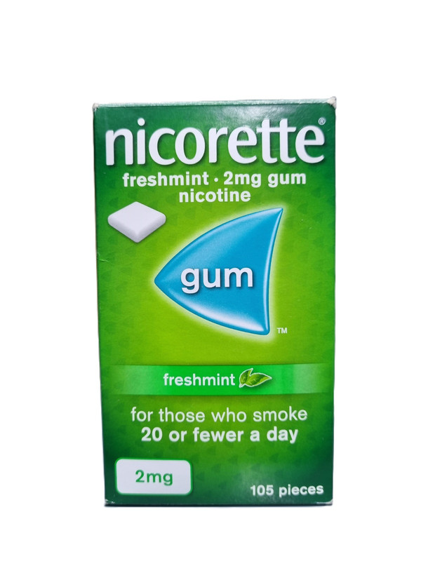 Nicorette  Freshmint Gum 2Mg 105 Pieces