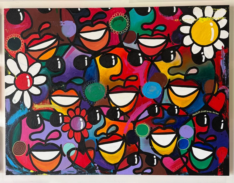 East Village — Phillip Simpson painting