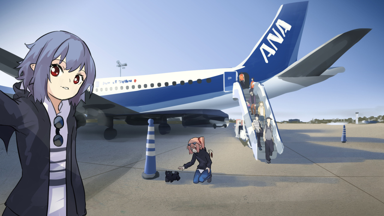 flandre-scarlet-and-remilia-scarlet-all-nippon-airways-and-etc