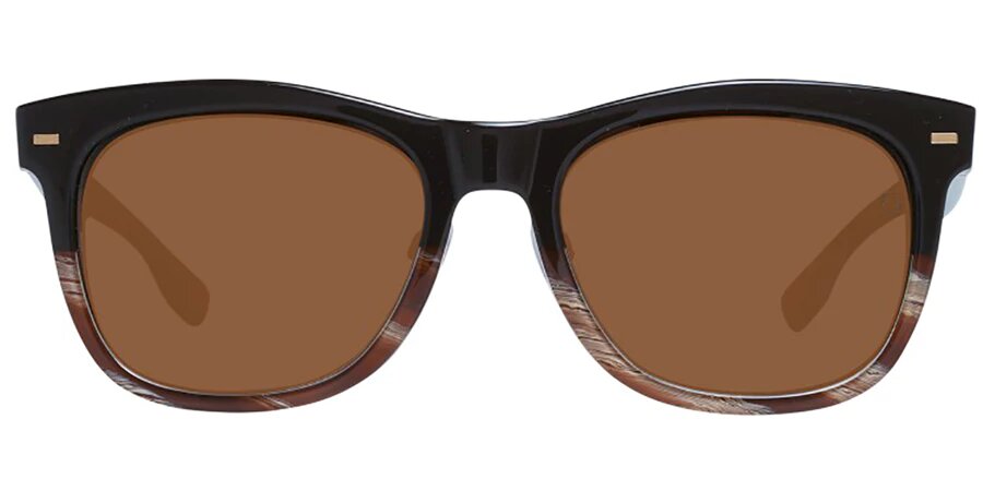 Ermenegildo Zegna ZC0001 50M Dark Brown Square Brown 55-19  display picture 1