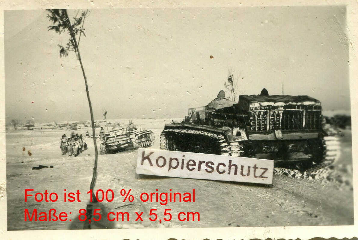 Sturmgeschütz mit Wintertarn Anstrich , Kessel Demjansk