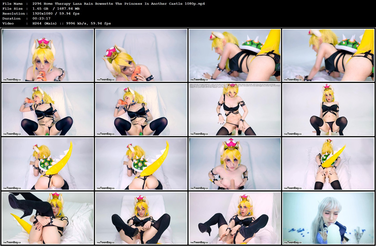 2296 Home Therapy Lana Rain Bowsette The Princess In Another Castle 1080p mp4