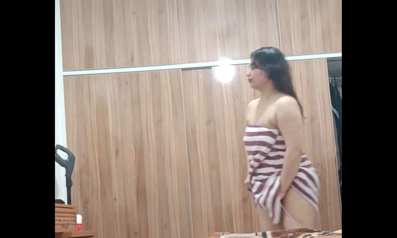 Desi lady in private moment