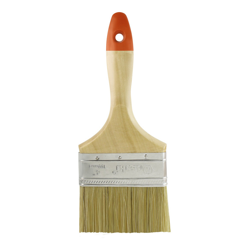 BROCHA DE CERDA MANGO MADERA 4¨ 100MM ASAKI