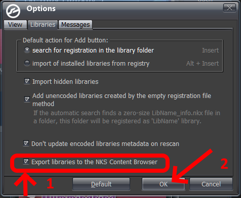 Export libs to content Browser 1