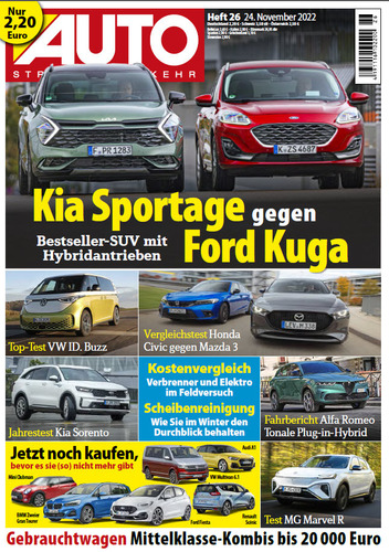 Cover: Auto Strassenverkehr Magazin No 26 vom 24  November 2022