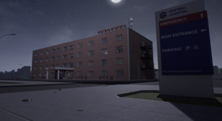 Unreal Engine Marketplace - Abandoned Horror Hospital (5.1)