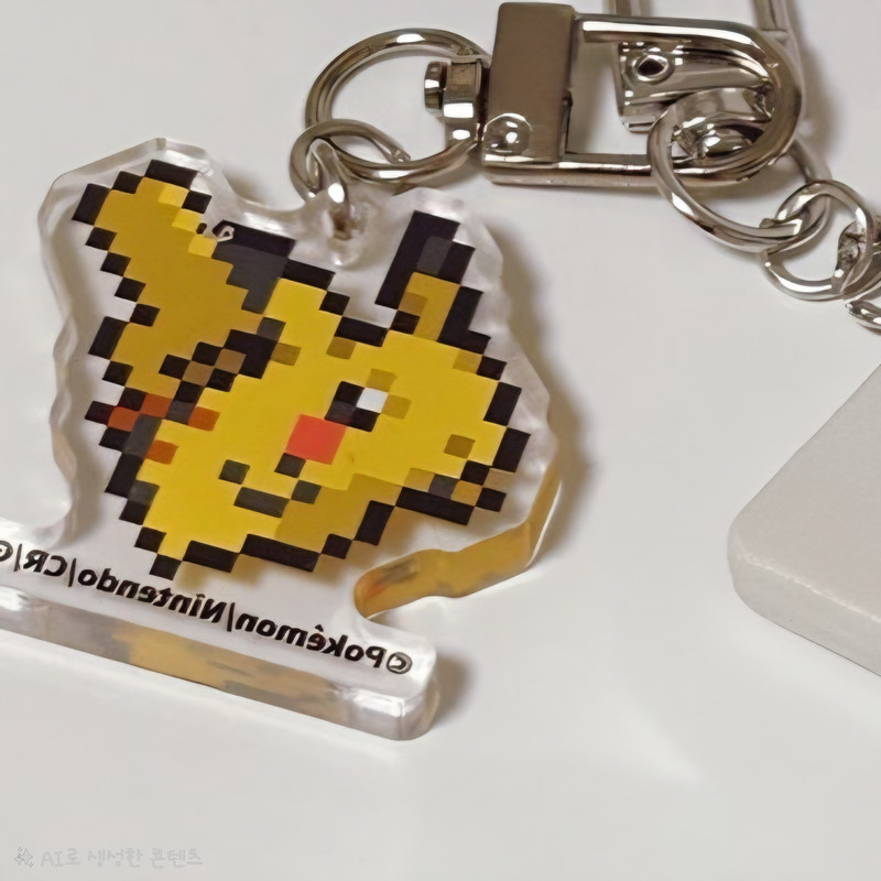 Pikachu keyring