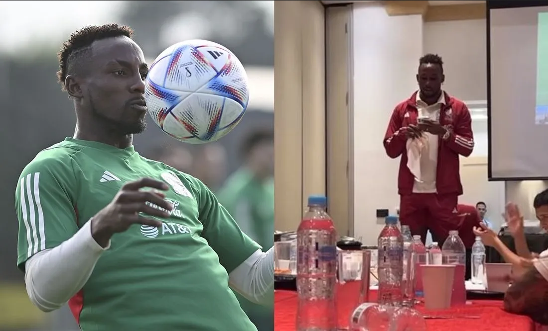 Video: Julián Quiñones sufre divertida novatada en la Selección Mexicana