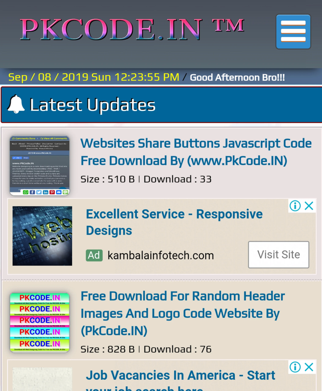 Create Wapkiz Site like PHP (AMP) Site - premium Codes Package Free Download (like - www.PkCode.IN) By (www.PkCode.IN).zip