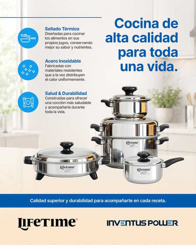 Batería de Cocina LifeTime
