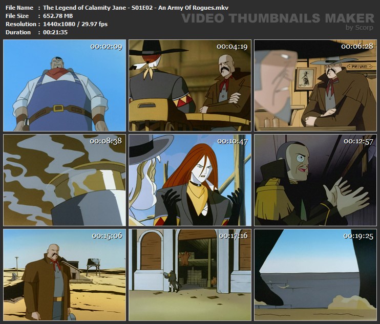 The Legend of Calamity Jane - S01E02 - An Army Of Rogues.mkv